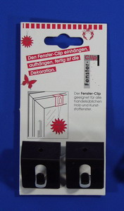 Fenstclips Braun / Paar